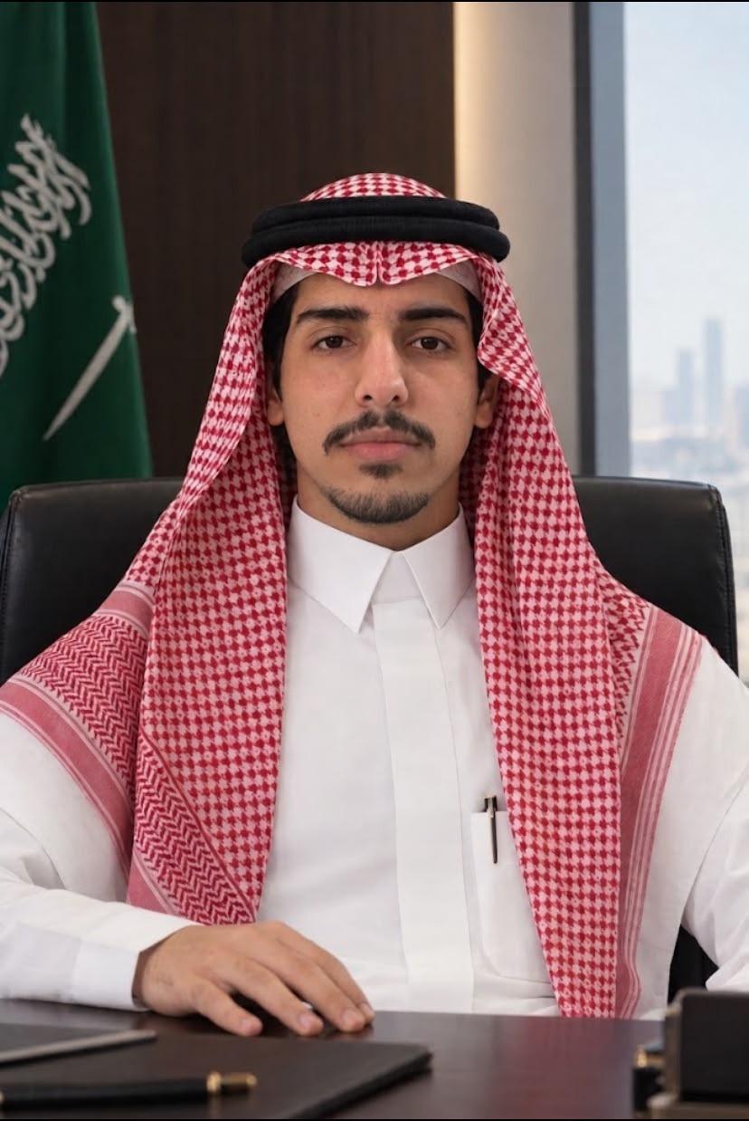 Khalid Alzahrani, Chief Executive Officer of Neopillar, at his desk